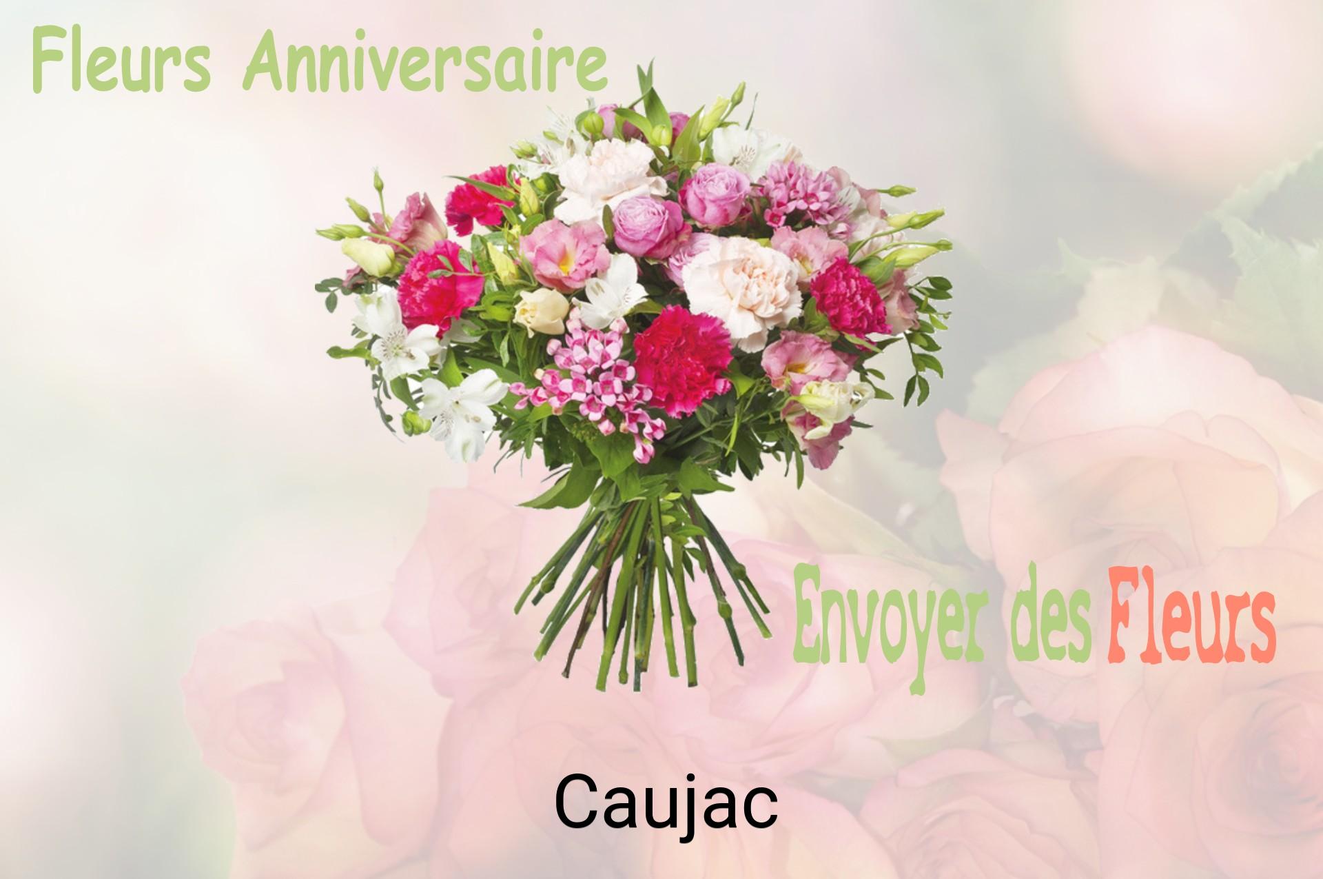Bouquet de fleurs d’anniversaire livré à Caujac